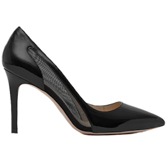 Baker Mesh-Detail Court Shoe