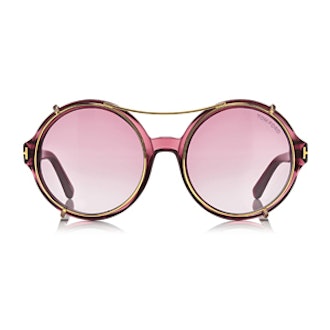 Juliet Round Glasses with Clip