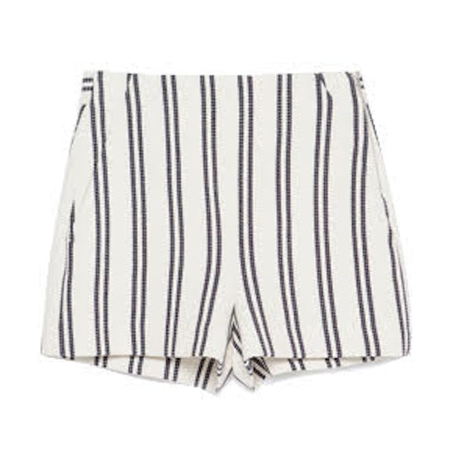 High Waisted Striped Shorts