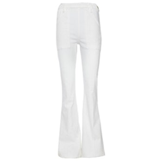 Frame Le Flare White Jeans