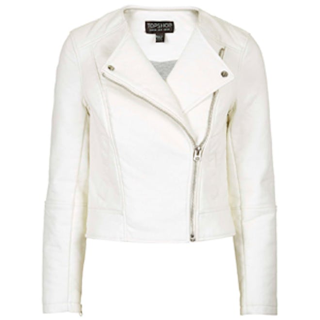 Faux Leather Biker Jacket