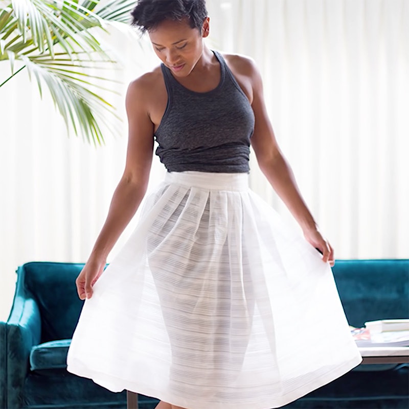 pact midi wrap skirt