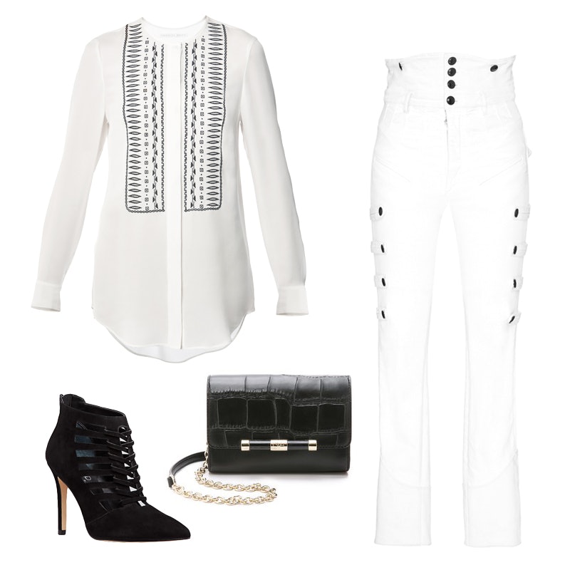 Inspiration look « Day to night » : 3 All-White Outfits You Can Wear From  Day To Night, The Zoe Report