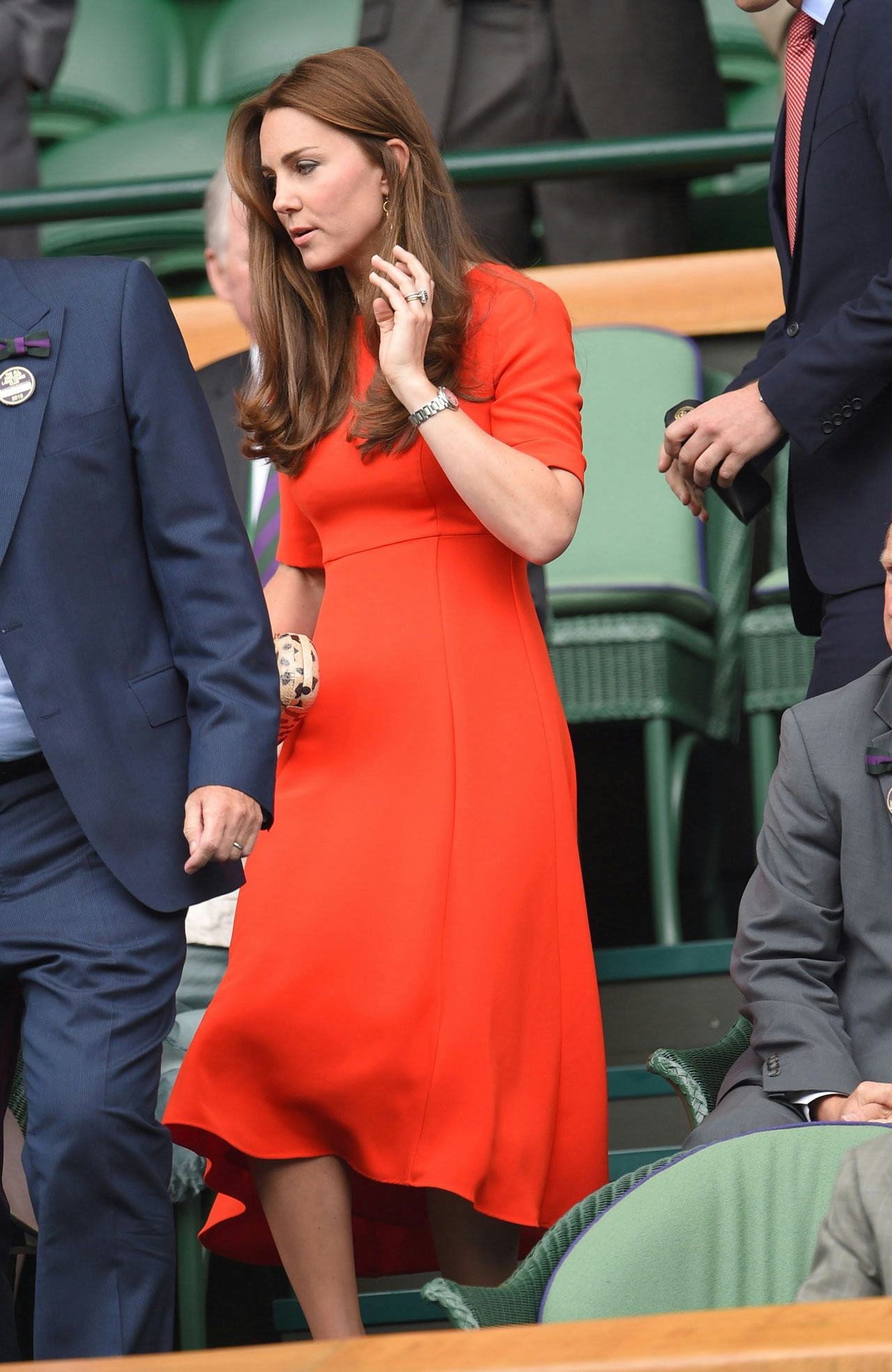 Red daytime clearance dress