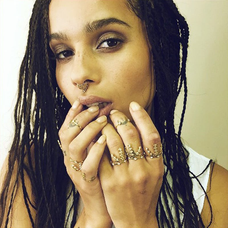 Zoe kravitz 2025 nose ring