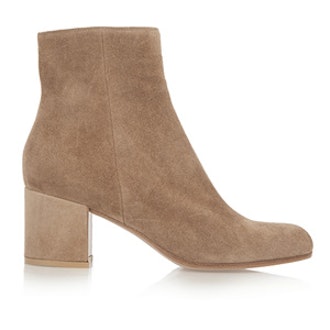Tan Suede Ankle Boots