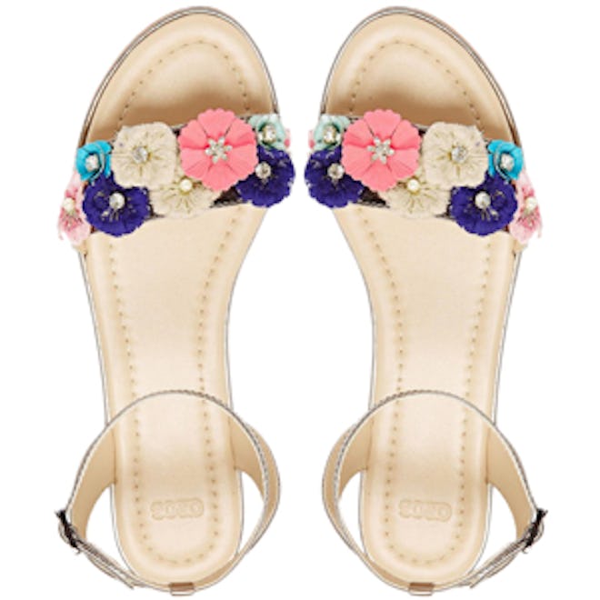 Fairmont Floral Embellished Sandals