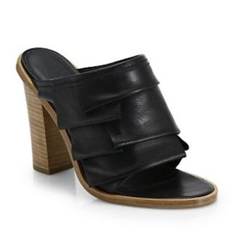 Chase Tiered Leather Mule Sandals