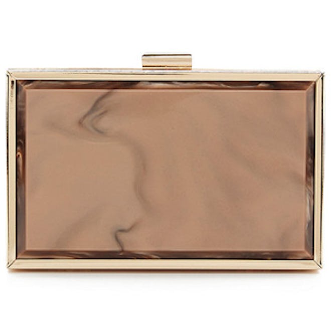 Resin Square Frame Clutch