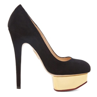 Dolly Suede Pumps in Black