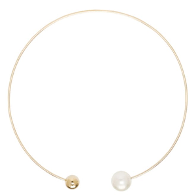 Gold & Pearl Deesse Necklace