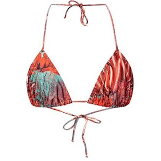 Reef Printed Triangle Bikini Top