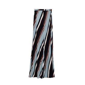 Striped Silk Trousers