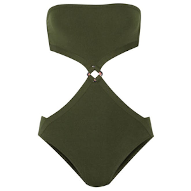 Satellite Cutout Bandeau Swimsuit