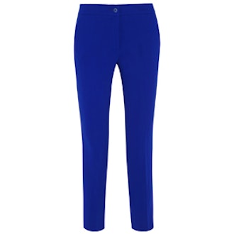 Stretch-Crepe Tapered Pants