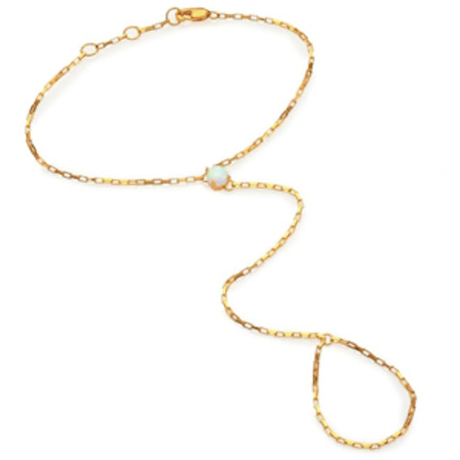 Victoria Opal Hand Chain Bracelet