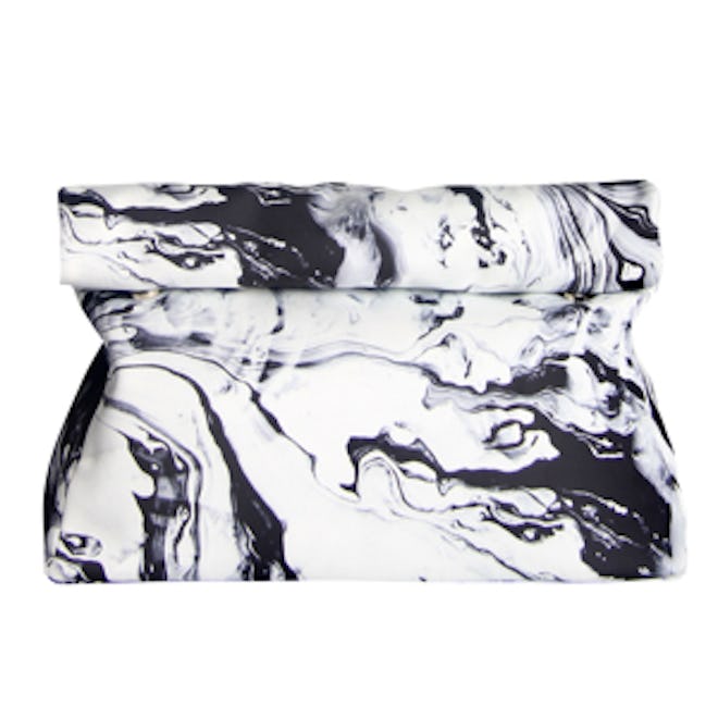 Light Speed Marble Fold-Over Clutch
