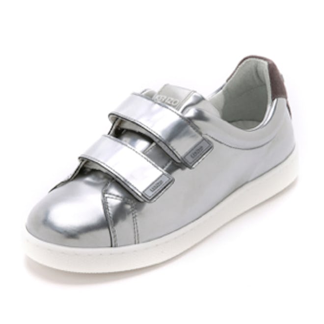 Metallic Velcro Sneakers