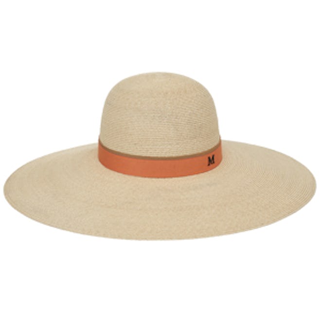 Blanche Capeline Hemp Double Ribbon Hat