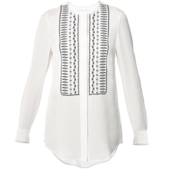 The Ivory L/S Embroidered Tunic