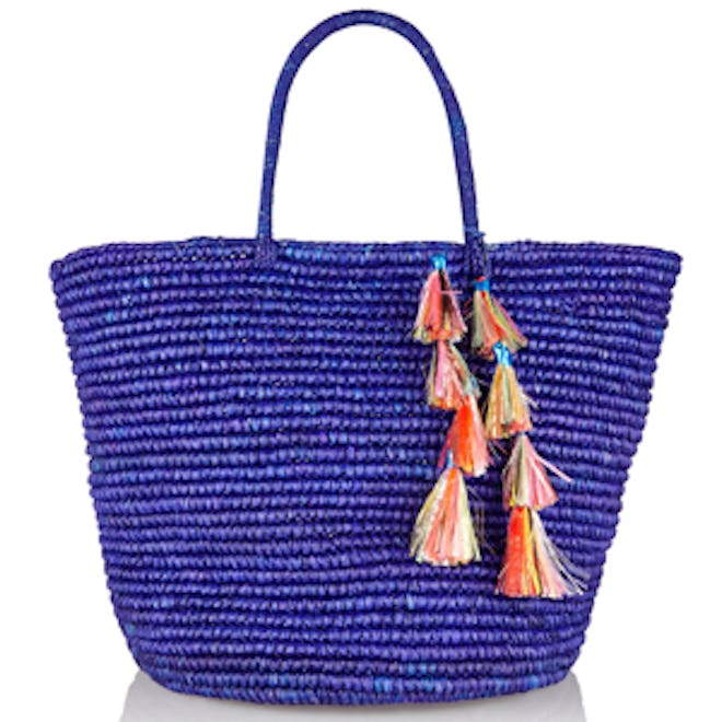 Maxi Woven Toquilla Straw Tote