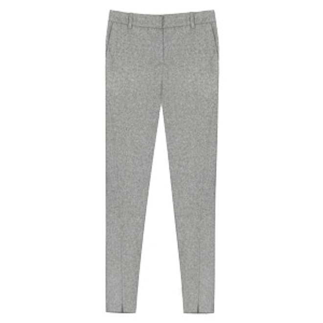 Textured Cropped Pants