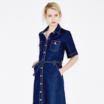 How To Style A Denim Dress Now & Later