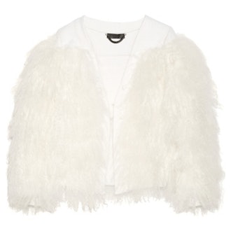 Shearling-Trimmed Wool And Cashmere-Blend Jacket