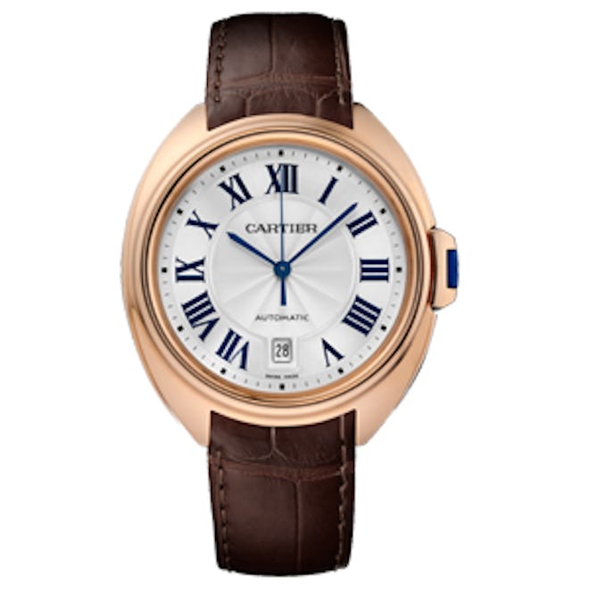 Cle De Cartier 18K Pink Gold Watch
