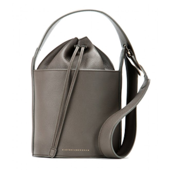 Leather Bucket Bag