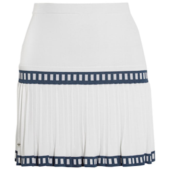 Medea Pleated Stretch-jersey Skirt