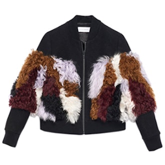 Wool and Shearling Bomber
