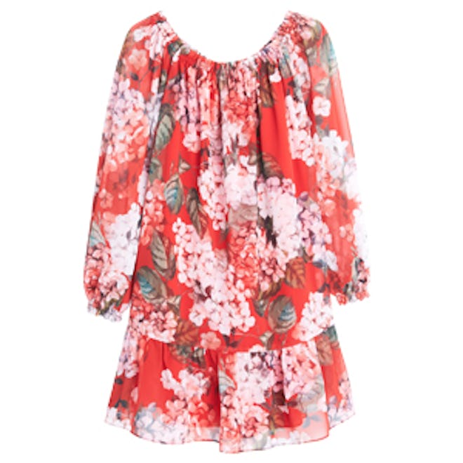 Floral-Print Flowy Dress