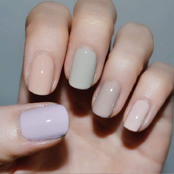 Light grey nail polish - wide 9