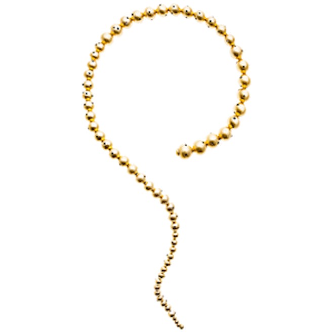 Glacucus Gold-Plated Coil Necklace