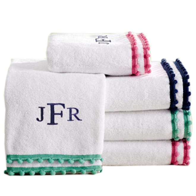 Pom Pom Bath Towels