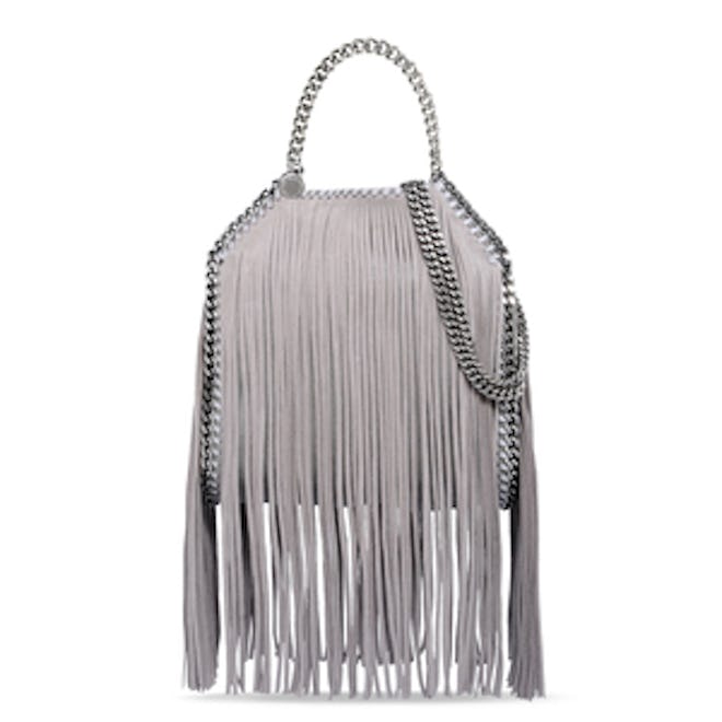 Falabella Shaggy Deer Fringed Mini Tote