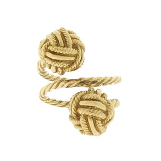 Vintage Schlumberger Knot Ring in 18K Gold