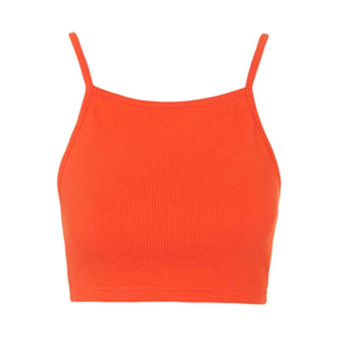 Petite Ribbed Crop Top