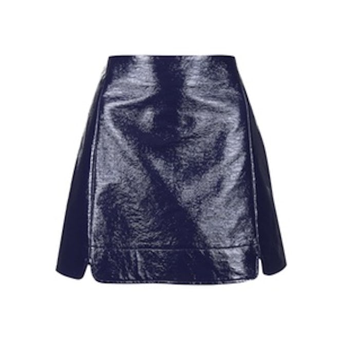 Vinyl A-Line Skirt