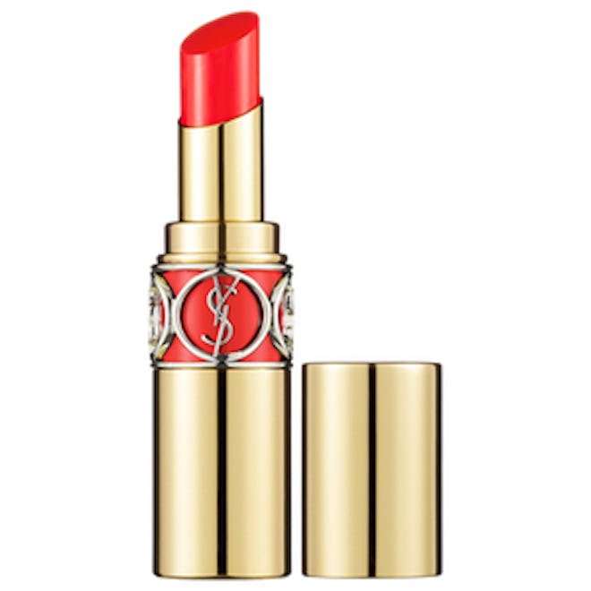 Rouge Volupte Shine Lipstick in Coral Incandescent