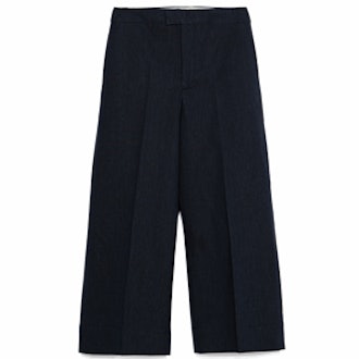 Cropped Trousers in Indigo