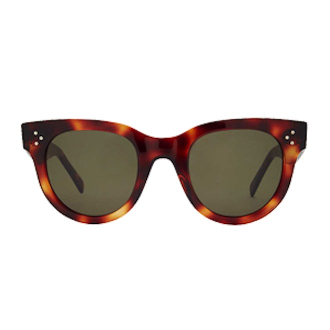 Baby Audrey Sunglasses in Tortoise/Green