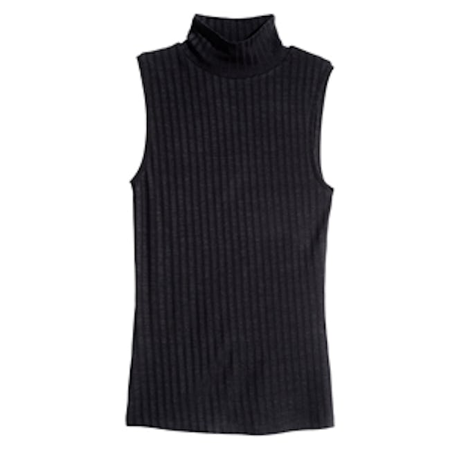 Sleeveless Turtleneck Top