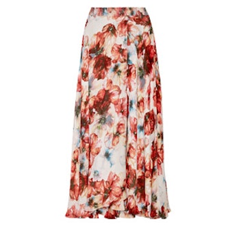 Floral-Print Maxi Skirt