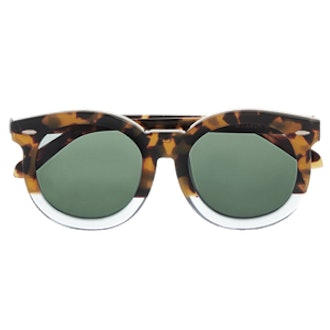 Super Duper Thistle Round-Frame Acetate Sunglasses