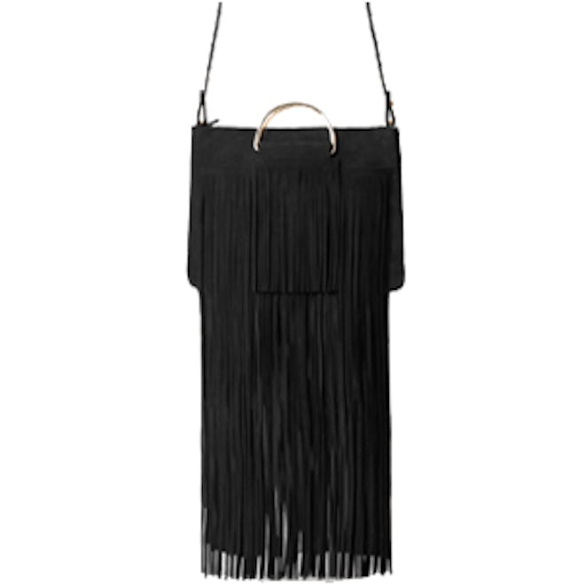 Fringed Suede Bag