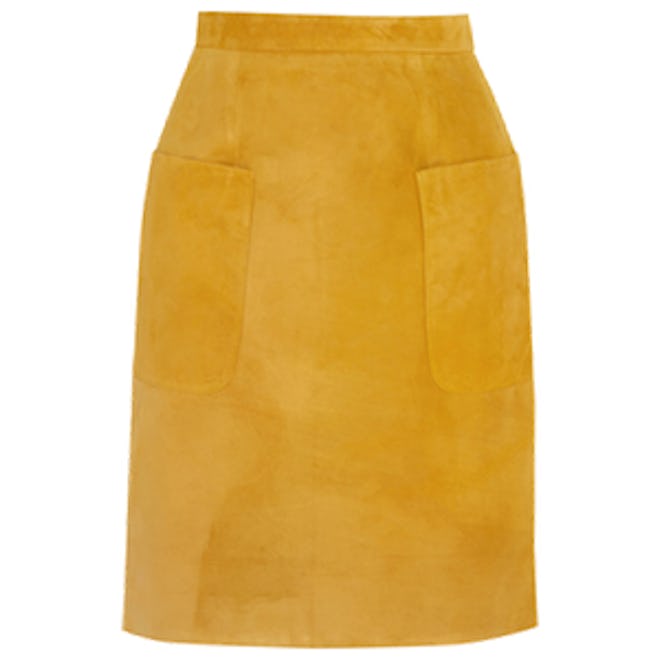 Angie Suede Skirt