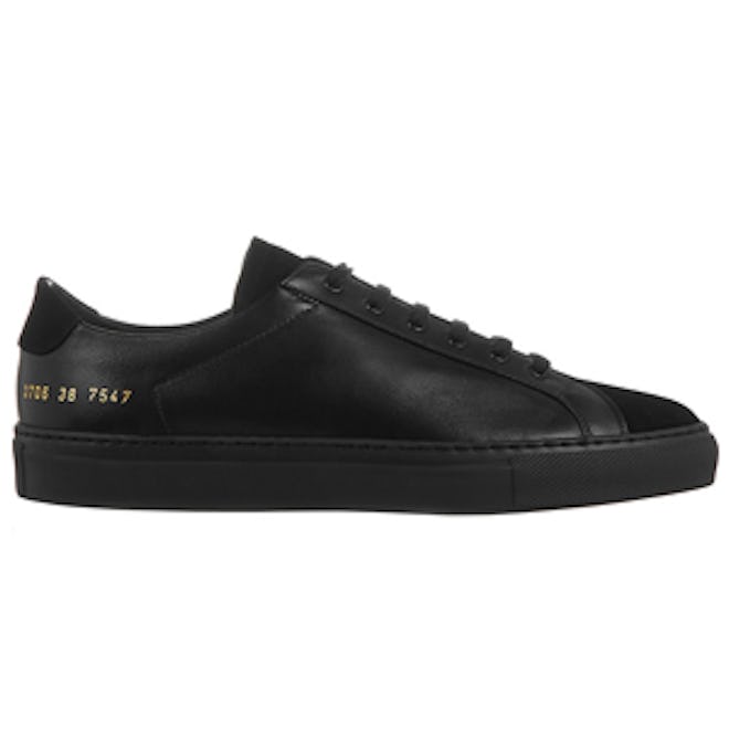 Achilles Premium Leather and Suede Sneakers