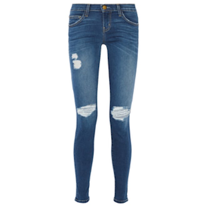 The Ankle Skinny Distressed Jean